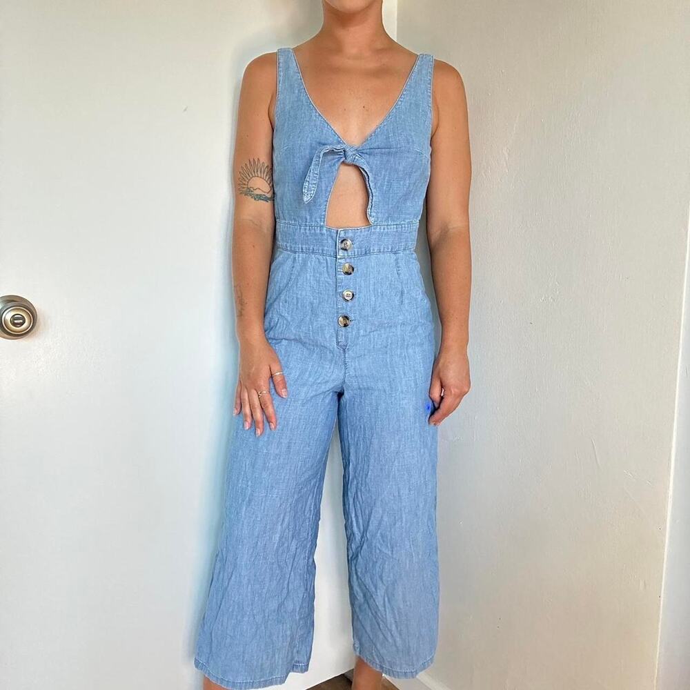 Topshop Denim Overalls